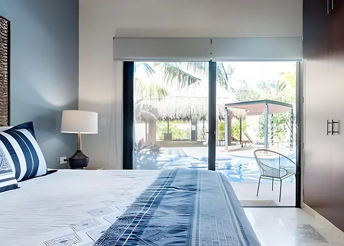 Casa De Lujo Ka\'An Maya Acceso Swimup A La Piscina