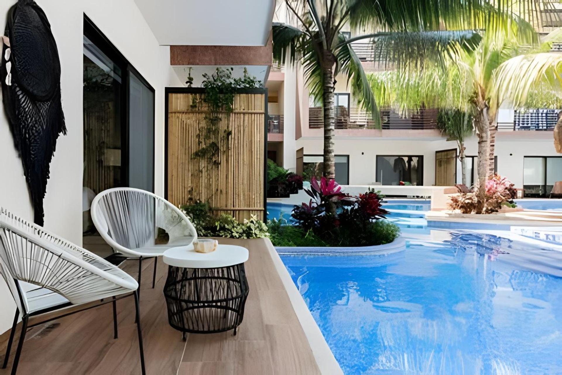 Casa De Lujo Ka'an Maya Acceso Swimup A La Piscina *